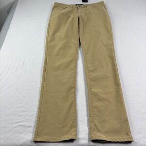 Bluffworks Pants Mens 33x34 Brown Chino Ascender Stretch Performance Outdoor